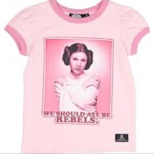 Rock Your Kid Star Wars Princess Leia T-Shirt Sz 7